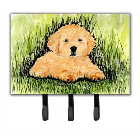 Carolines Treasures Golden Retriever Leash Holder or Key Hook SS8476TH68
